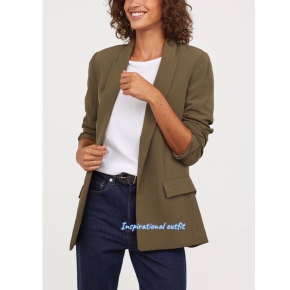 H&M Green Fitted Blazer - 2